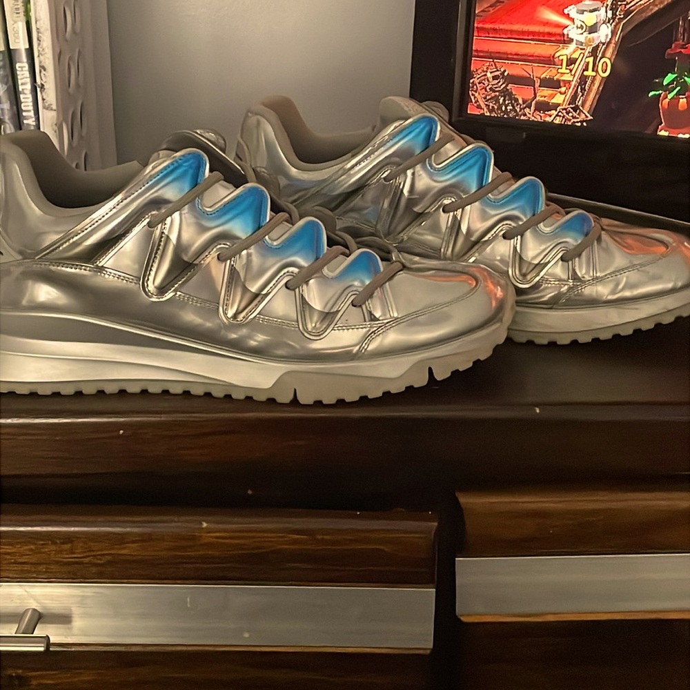 Louis Vuitton Leather Trainers Zig Zag Sneakers